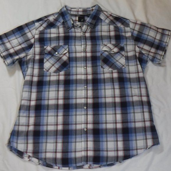 jf j.ferrar Other - Snap Front Short Sleeve Shirt